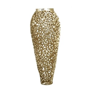 Silver Plated Metal Flower <b>Vase</b> wedding decoration centerpiece Center Table Decoration Room Decoration Floor <b>Vase</b> available - Product Image 3