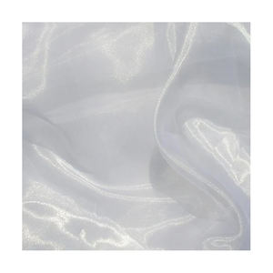 2024 nouvelle dernière usine 100% Polyester soie pure Organza tissu Textile mariage tissu Tulle Organza - Product Image 3