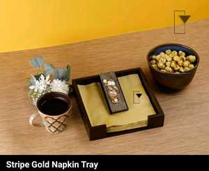 Servilletero de tamaño personalizado, soporte de pañuelos de Metal de diseño moderno de alta calidad para el hogar, Hotel, restaurante, vajilla, decoración hecha de madera - Product Image 4