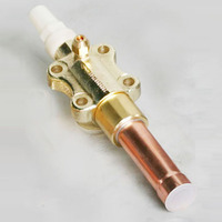 Indicateur de humidité par jauge de visée pour systèmes de surveillance du flux et de l'humidité des fluides frigorigènes
