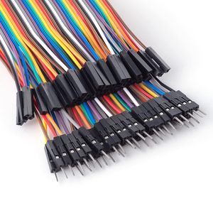 Cable de puente de 20cm con blindaje Dupont, Cables de cinta para placa de pruebas, Cable Dupont de puente, componentes electrónicos - Product Image 3