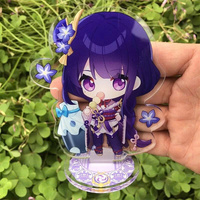 Figurine de jeu d'anime Chibi, design moderne et mignon, décoration en acrylique, présentoir pour étagère ou bureau, taille personnalisée disponible, marque De Larchi, cadeau