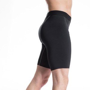 Shorts de compression personnalisés pour hommes en Spandex/Polyester, séchage rapide, taille élastique, coupe ajustée, support OEM, options de marque privée - Product Image 5