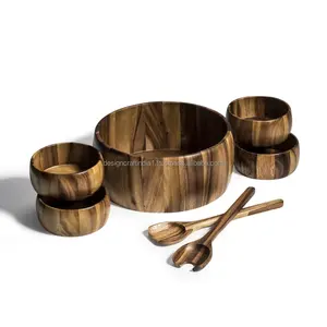 Wholesale Factory Supply Kitchen and Tabletop Dinnerware Bowls Set of 5 with Spoon from India Exporter and Supplier