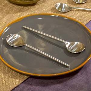 Ensemble de cuillères en acier pour un usage quotidien Acier inoxydable durable Idéal pour les repas et le service Idéal pour les cuisines et les restaurants à domicile - Product Image 4