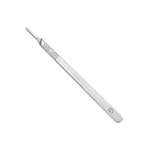 Porte-lame chirurgical à long manche Poignée BP Poignée Scalpel # 3LA Taille 20.25cm / 8.25 "Utilisé pour la chirurgie Prix bon marché OEM - Product Image 2
