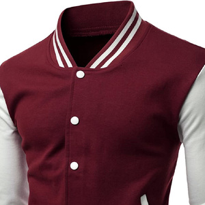 2023 qualité supérieure hommes Varsity Baseball veste coupe ajustée collège Design laine tissu longue vente en gros blanc haute qualité Varsity - Product Image 6
