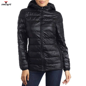 Veste matelassée longue en coton pour femmes, style nouveau, prix bas, logo personnalisé, coupe-vent, manteau d'hiver pour femmes - Product Image 1
