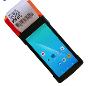 Android 13 Mobile POS Handheld NFC H10 4G Smart Pos Android Terminal 58MM Thermal Printer