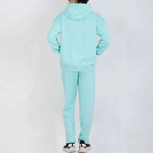 Ensembles de survêtements pour femmes personnalisés 100% coton ample polaire surdimensionné à capuche Jogger 2 pièces ensemble de survêtements pour femmes - Product Image 4