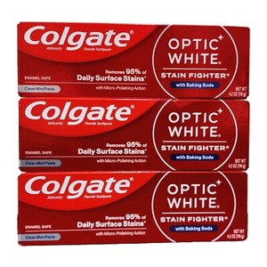 ยาสีฟันคอลเกต ออพติค ไวท์ ดูแลฟันขาวทุกวัน พร้อมขจัดคราบขั้นสูงและปกป้องลมหายใจสดชื่น - Product Image 1
