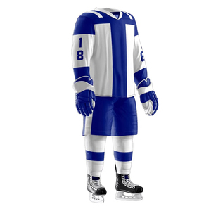 Uniformes de Hockey sobre Hielo Profesionales Personalizables, Cómodos, Duraderos e Impermeables, Camisetas de Equipo de Poliéster de 220g, Conjuntos para Adultos, Servicio OEM - Product Image 2