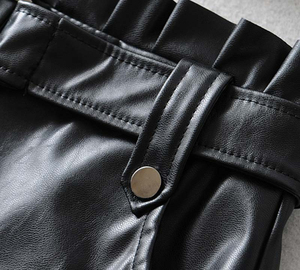 Jupes pour femmes à plis, design tendance, dernières tendances, jupes pour femmes, mini-jupes en cuir haut de gamme - Product Image 3