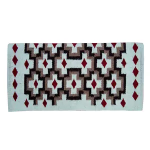 Wholesale Supplier of New Zealand Wool Horse Western Saddle Blanket and Pad Various designs and colors possibles