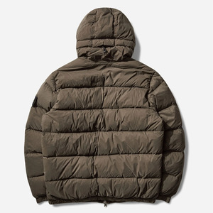 Veste matelassée en toile Twillsports Premium pour homme, style streetwear, col montant, logo frontal, à capuche, imperméable, coupe-vent, respirante pour l'hiver - Product Image 2