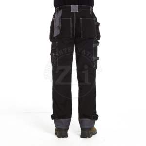 Durable 100% Cotton Reflective Safety ANSI Class 1 EN ISO 20471 Class 2 <b>LED</b> Flash Customized Logo Cargo <b>Work</b> Pants for Men - Product Image 3