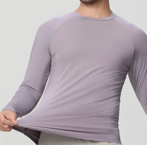 เสื้อออกกำลังกายแขนสั้นผ้า100% เนื้อละเอียดผ้าเนื้อละเอียดทรงหลวมสำหรับผู้ชายชุดกีฬาแห้งเร็วออกแบบได้ตามต้องการ - Product Image 1