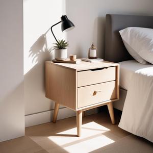 โต๊ะข้างเตียงทำจากไม้ธรรมชาติหรูหราออกแบบได้เองผู้ผลิตเฟอร์นิเจอร์ภายในบ้านจากอินเดีย - Product Image 3