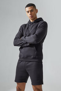 Ensemble de shorts et ensembles de pulls à capuche 100% coton Logo personnalisé surdimensionné tenue décontracté ensemble de jumeaux pour hommes - Product Image 4