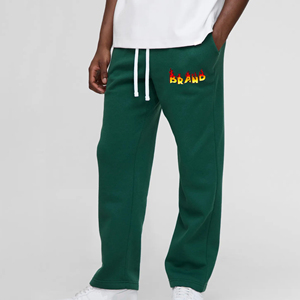 Venta al por mayor de pantalones de los hombres personalizados de peso pesado lavado pantalones de chándal Streetwear Hip Hop más tamaño holgado Jogger cómodo Hombre Pantalones de chándal - Product Image 1