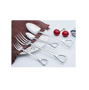 ช้อนทองเหลืองสำหรับร้านอาหารและกาแฟขนมดีไซน์เนอร์ช้อนโลหะผลิตในอินเดีย - Product Image 5