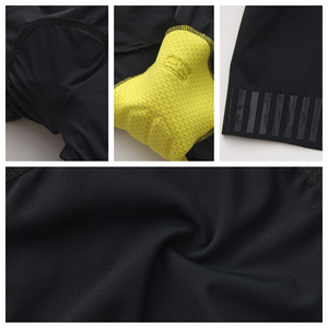 Pantaloncini da Ciclismo Neri da Donna, Compressivi, Traspiranti, Imbottiti, con Cinturino in Rete Riflettente, Abbigliamento per <span class=keywords><strong>MTB</strong></span> e Downhill - Product Image 5