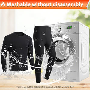 Pakaian Dalam Termal Berpemanas untuk Pria Wanita 30 Zona Pemanas Set Pakaian Dalam Ski Musim Dingin Pakaian Dalam Hangat untuk Luar Ruangan - Product Image 6