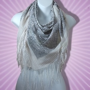 Bufanda ligera estampada de verano LUREX chal tradicional de dólar - Product Image 1