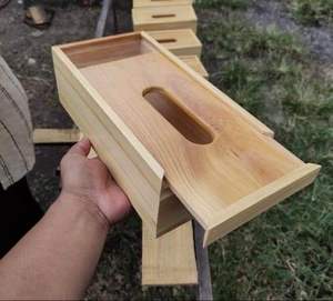 PORTE-serviettes UTILISATEUR BAR TISSU HOLDER Hotel Organisateur de serviettes en bois Hospitalité Accessoire de table Serviette en bois de qualité supérieure - Product Image 6