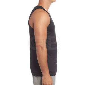 Vente en Gros Couleur Unie Hommes Débardeur Vêtements de Sport Personnalisé Hommes Débardeur Fitness Hommes Débardeur - Product Image 3