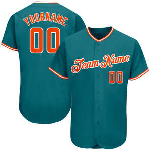Jersey de béisbol al por mayor proveedor personalizado Tejido ligero transpirable de secado rápido resistente a la humedad diseño cómodo cosido - Product Image 1