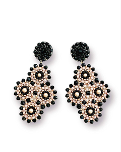 Handmade Beaded Embroidery Stylish Fancy Flower Leaf Trendy Premium <b>Earring</b> <b>Top</b> High Quality New Design Cute Beautiful For Girl - Product Image 6