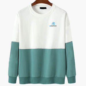 Color sólido Contraste Hombres Sudaderas Ropa Hombres Sudaderas Pullover Basics Hombres Sudaderas - Product Image 1