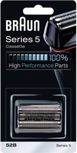 Braun 52B Series 5 Black/Silver Electric <b>Shaver</b> Replacement Foil & Cutter Cassette Cartridge Head - Product Image 2