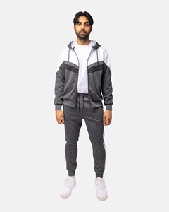 Conjunto Deportivo de Dos Piezas con Cremallera Personalizado, Estilo Urbano Americano, Bordado, para Hombre, Venta Caliente 2026 - Product Image 2