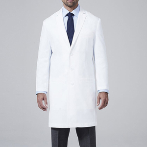 Batas de laboratorio blancas de último diseño al por mayor para hospitales y laboratorios médicos uniformes médicos con bolsillos venta en línea - Product Image 2