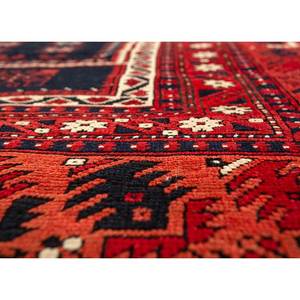 Tapis géométriques 3D faits à la main en viscose Aalam, rouge et orange, tissage plat pour salon, tapis de prière rectangulaire - Paem-955 - Product Image 3