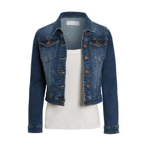 Wholesale Oem Womens Denim <b>Jean</b> Jacket Women Casual Outwear Fall Jacket Denim <b>Button</b> Up Coat Oversize Denim Jacket <b>For</b> Ladies - Product Image 5