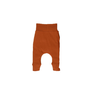 Pantalon d'hiver unisexe pour enfants Leggings en coton côtelé de couleur unie Style mignon Vente en gros pour les tout-petits et les bébés filles - Product Image 5