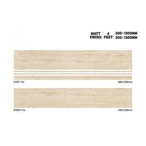 Azulejos elevadores de porcelana antideslizantes con acabado mate de 4 pies de marca Vistaar, 300x1200mm, calidad de exportación - Product Image 4