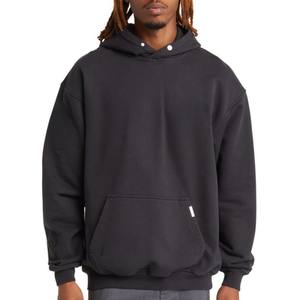 Sudaderas con capucha personalizadas para hombre, ropa de calle con hombros caídos, Jersey de algodón pesado, sudaderas con capucha de gran tamaño, sudaderas con capucha para hombre - Product Image 2
