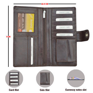 Cartera de mano de cuero genuino para mujer con logotipo personalizado al por mayor de fábrica, nuevo diseño elegante de lujo para regalos promocionales y de negocios - Product Image 3