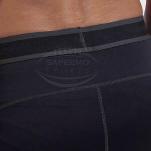 Collants de course pour hommes de haute qualité avec taille élastique, design réglable, option de logo personnalisé pour les sports d'équipe, performance - Product Image 4