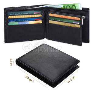 Multifunctional Smart <b>Wallet</b> New Design Top Quality <b>Men</b> Genuine <b>Leather</b> <b>Wallet</b> OEM Service Custom Color <b>Leather</b> <b>Wallet</b> - Product Image 2