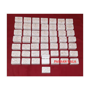 Caja de joyería con Incrustaciones de nácar de mármol blanco Natural, diseño Floral hecho a mano, forma rectangular, uso para decoración del hogar y propósito de regalo - Product Image 1