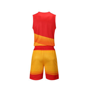 Uniforme de baloncesto para hombre, camisetas y pantalones cortos de baloncesto hechos a medida, ropa deportiva de fútbol, 100% poliéster, adultos, estampado, 120 gramos - Product Image 4
