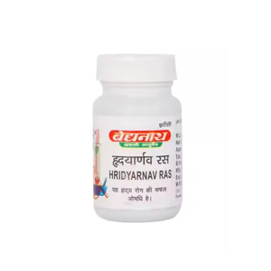 Tabletas Baidyanath Hridyarnav Ras, Tónico Cardíaco de Cultivo Silvestre para el Mantenimiento de una Saludable Función Cardíaca, Envase en Botella - Product Image 1