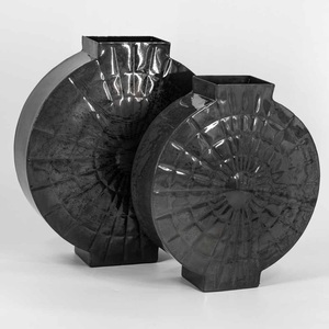 Florero de metal de hierro Premium único con artesanía antigua mejor valorada para fines de decoración de eventos en el hogar y la Oficina - Product Image 3