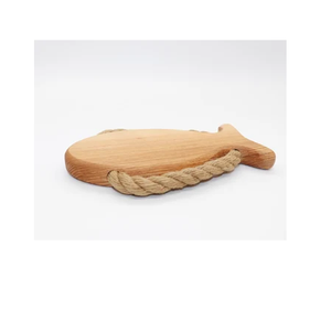 Dessous de plat en bois porte-pot porte-corde en forme de poisson napperons théière dessous de plat carré Acacia dessous de plat pour cuisine - Product Image 1
