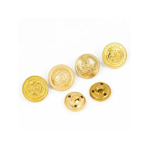 Custom <b>Button</b> Gold Shank <b>Button</b> for Uniform Coat Clothes Premium Brass <b>Buttons</b> for Ceremonial Uniform - Product Image 4